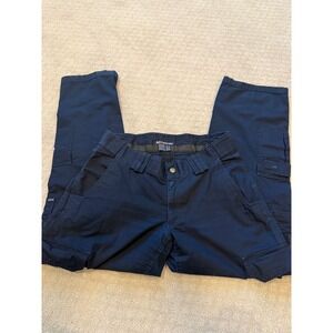 5.11 Tactical Series Cargo Pants Navy Blue Women's US Size 12 Regular